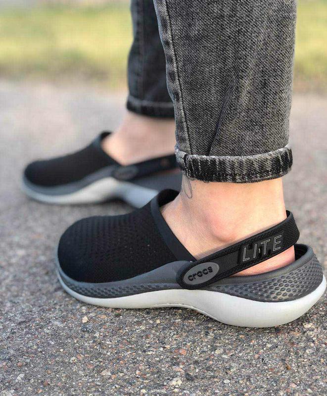 Crocs literide black grey outlet